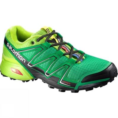 Zapatillas Running Salomon Speedcross Vario Hombre - Verde / Turquesa - Chile KAP831760